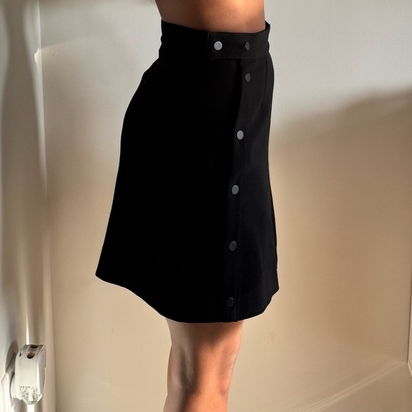 Whistles Daphne Black Crepe Mini Skirt - Picture 6 of 16